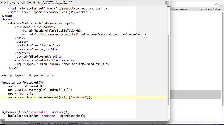 Create P2P web apps using nothing but HTML and Javascript