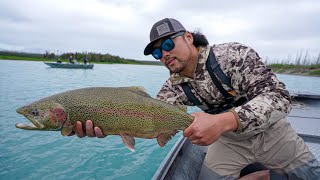 Catching GIANT Alaskan Rainbow Trout on a World Class River! (NEW PB)