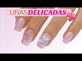 Uñas Rosadas Súper Delicadas PASO A PASO