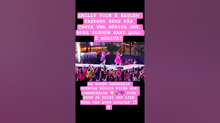 EMILLY VICK É KATLEN CANTANDO NO SHOW QUAL É MÚSICA NINGUÉM VAI ACERTAR 👀 #emillyvickof #katlenof