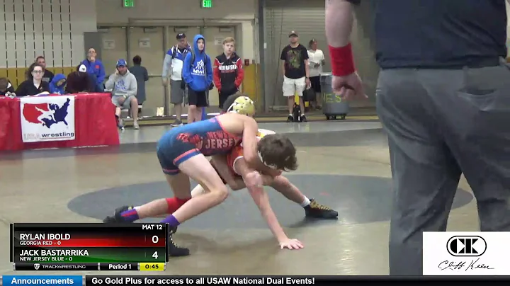 Mat 12 90 Rylan Ibold Georgia Red Vs Jack Bastarri...