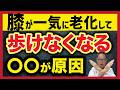 【実際に診察してわかった】歩けなくなる前に知っておくべき膝が壊れる原因3選・整形外科医が解説