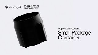 Why Farason used Markforged to Create this Small Package Container
System integrators rely on Markforged to create strong parts for large CPG clients. Check out this example by Farason Corporation and learn more here: https://bit.ly/4c1lJ2y Why Farason used Markforged to Create this Small Package Container