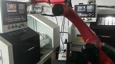 BORUNTE ROBOT works for three CNC Machines one time