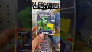 Rainbow friends toys at five below #rainbowfriends
