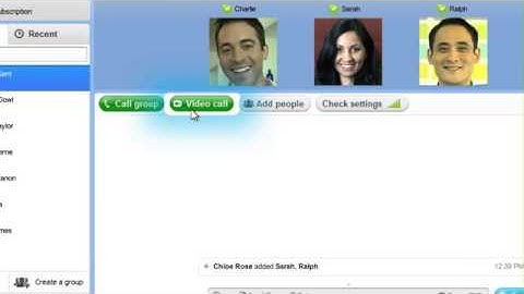 How to make a Skype video conference call - Windows