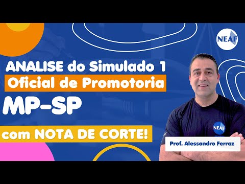 MPSP Oficial de Promotoria Concurso 2022 Vunesp - Simulado Online