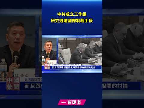 中共成立工作组 研究逃避国际制裁手段