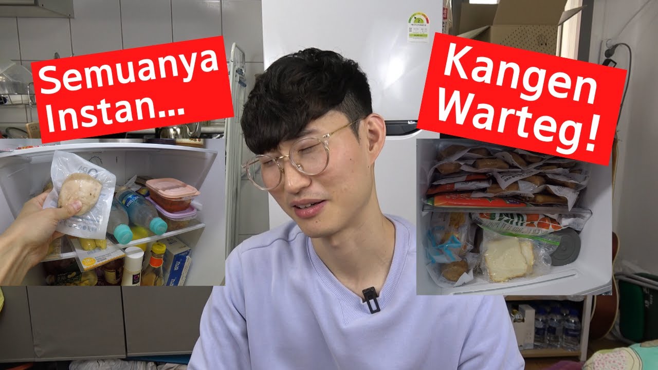 Bongkar Isi Kulkas Anak Kosan Korea, Kangen Ibu Warteg