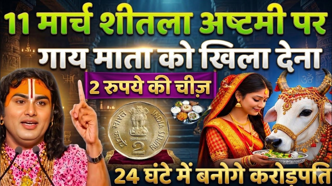 11 मार्च शीतला अष्टमी पर 😱 गाय को खिला देना 1 गुप्त चीज़😱 24 घंटे के भीतर बरसेगी कृपा बनोगे करोड़पति
