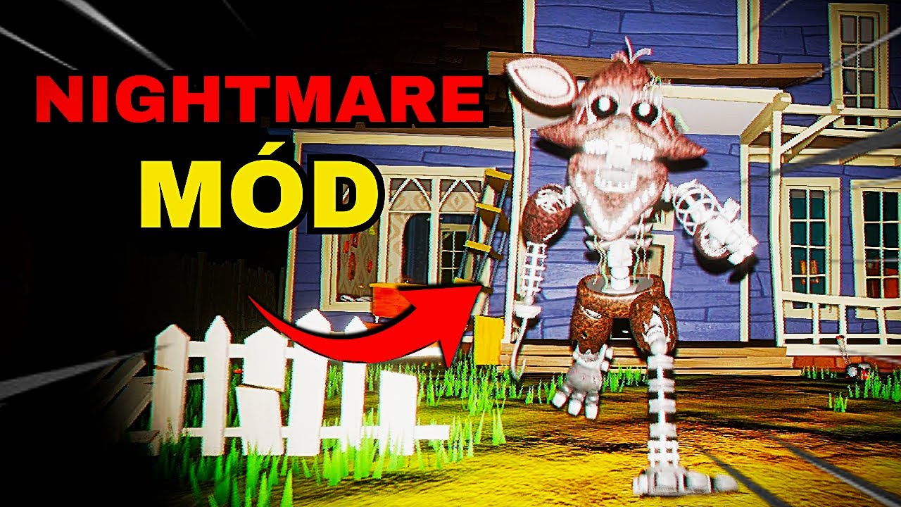 DOKÁŽEM Poraziť NIGHTMARE FOXY Mód v Hello Neighbor? (Hello Neighbor MÓD)
