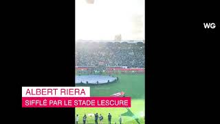 Albert Riera se fait siffler par le Parc Lescure aux 100 Ans de l'enceinte des #girondins