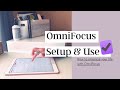 OmniFocus 3 Tour and Setup | organize by role, repeating tasks, and today lists