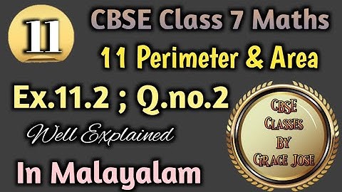 Exercise 11.2 . Q.no. 2/CBSE Class 7 Maths Chapter 11 Perimeter And Area