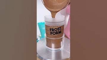 Find our Frost Form Spread Ganache Recipe on www.frostform.com 🤗 #cake