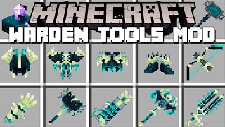 Minecraft WARDEN TOOLS / WARDEN ARMOR MOD! (Minecraft Mods)