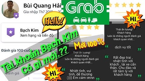 Bao nhiêu điểm làm thành viên bạch kim grab