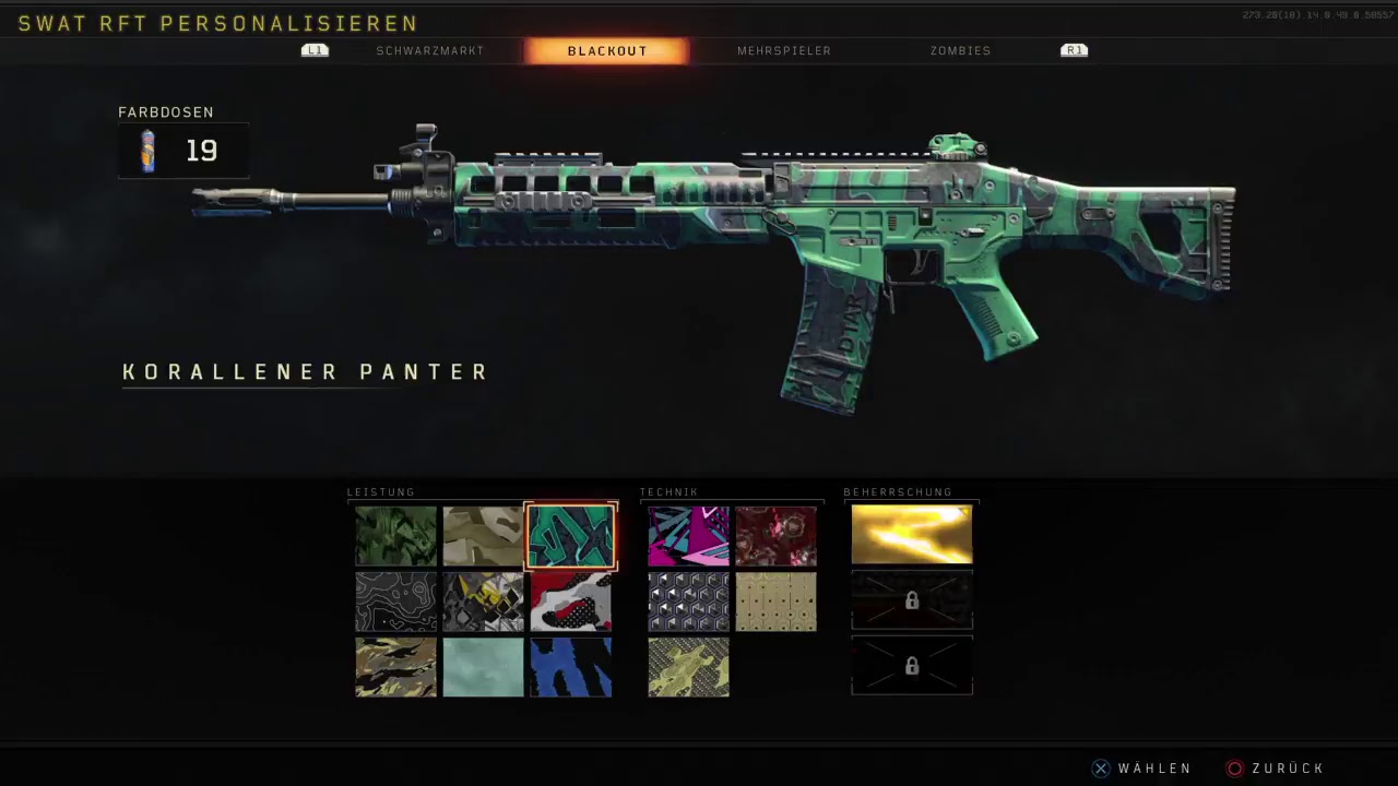 Die erste  Blackout Cod bo4 Gold Tarnung und mehr