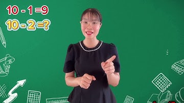 Phép toán cộng, trừ trong phạm vi 10 bằng các ngón tay – Dạy bé đếm ngón tay đơn giản, dễ hiểu