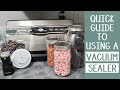 Basic, Quick Guide to Using a Foodsaver Vacuum Sealer for Food Storage