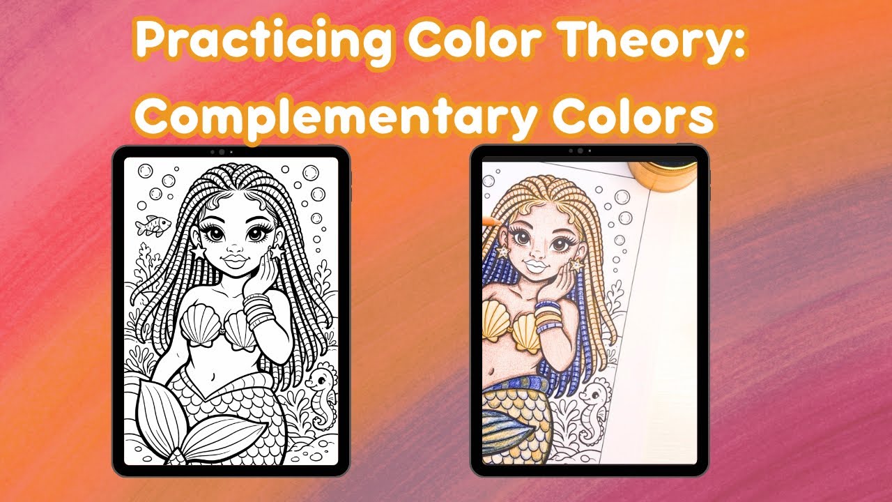 Practicing Color Theory | Complementary Colors - YouTube