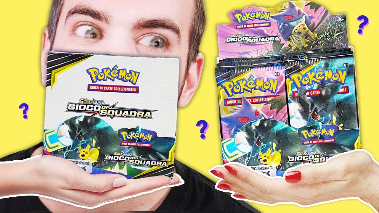 APRO UN ALTRO BOX DA 36 BUSTINE POKEMON GIOCO DI SQUADRA! - Ho Trovato ...