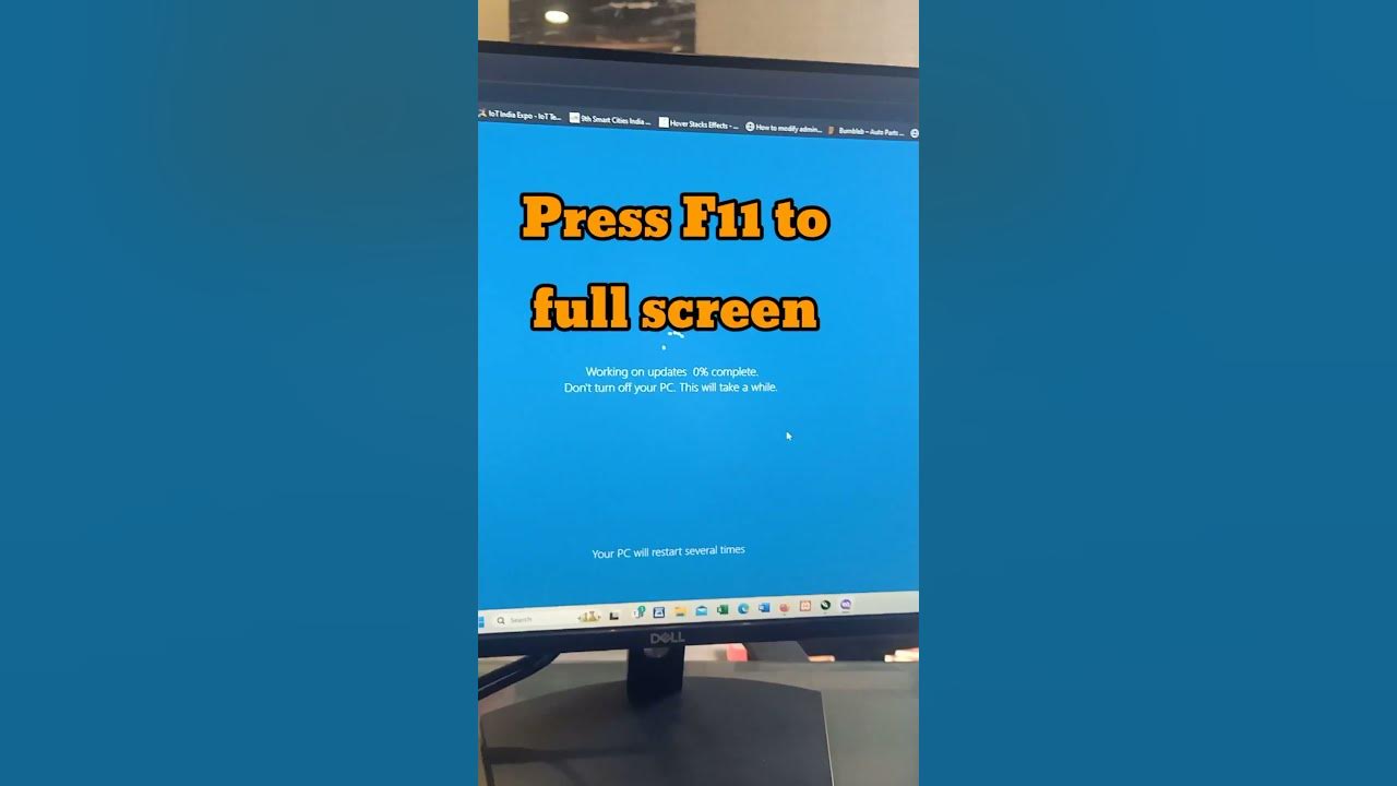Fake window update prank window 10 fake update youtubeshorts shorts