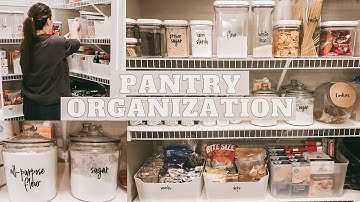 Pantry De clutter + Organization 2021 (2021 Reset / Clean with Me)