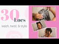 7 Tips for Cleaning Thick Locs / Wash, Twist, and Style with me!