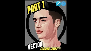 Vector wajah (Infinite Design) Shading simpel Part 1