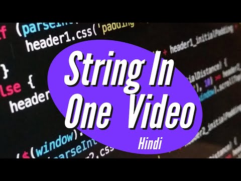 String In One Video | Java - YouTube