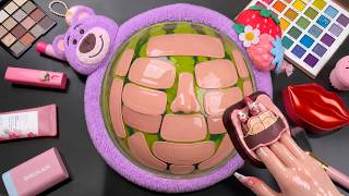 Satisfying Video How I Do Watermelon Base Makeup | Foundation Blending & Soft Tapping ASMR for Sleep screenshot 5