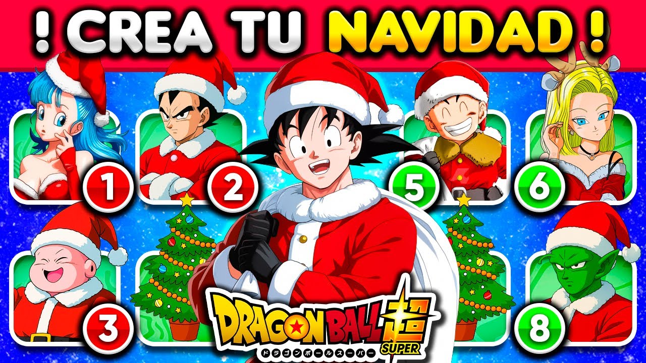 Crea Tu NAVIDAD Perfecta en Dragon Ball 🐲🎄✨ Quiz anime | SOR anime