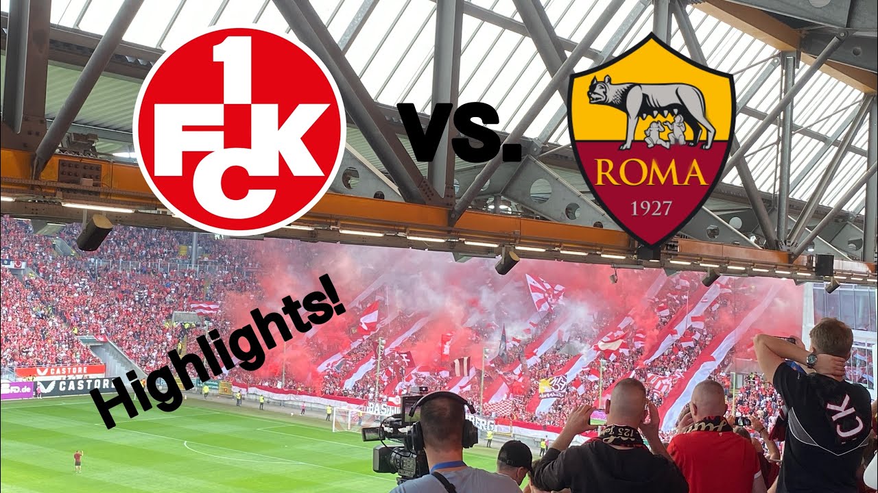 Choreo, Jubiläumsstimmung und ein Patzer! 😱 // Vlog 1. FCK - AS Rom Highlights Jubiläumsspiel 👹