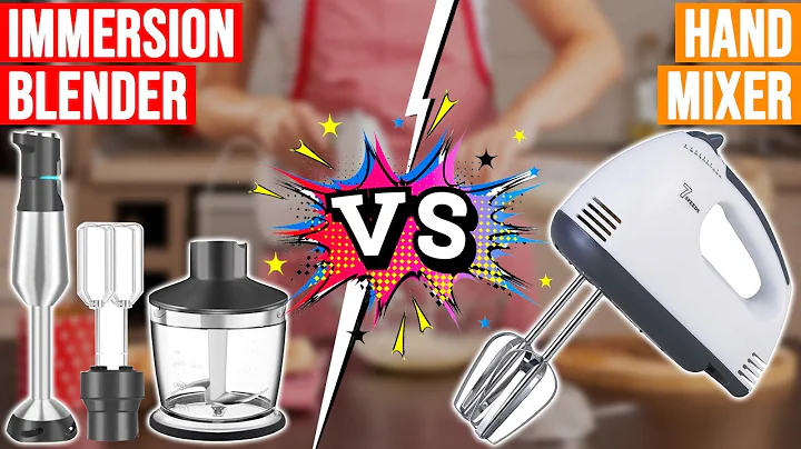 Immersion blender vs Hand mixer – Dissecting Their Differences (Which Is the Ultimate Pick?)