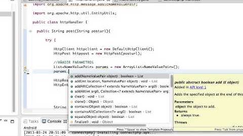 Enviar parametros con peticion httpPost desde Android (conectar android con servidor web pt3)