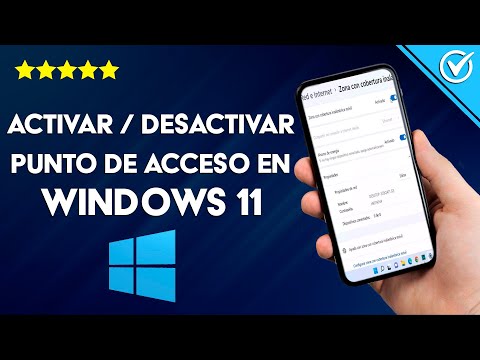 Cómo activar y desactivar el punto de acceso en mi PC WINDOWS 11 - Wifi Hotspot