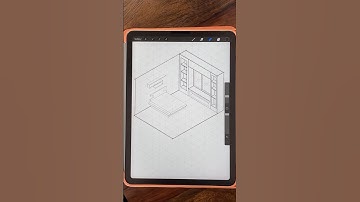 Isometric Room- Procreate #shorts #procreate #digitalart #isometric #drawing #procreatetutorials