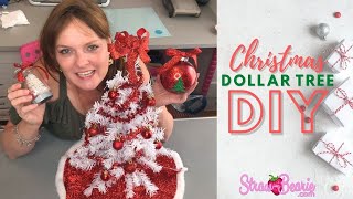 Dollar Tree Christmas DIYs @StrawBearie