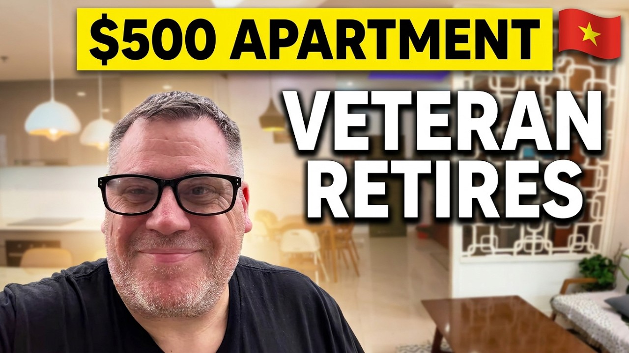 American Veteran Living in Da Nang Vietnam! Tour his $500 Apartment