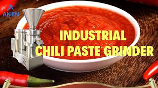 Industrial Chili Paste Grinder Stainless Steel Pepper Sauce Making Machine