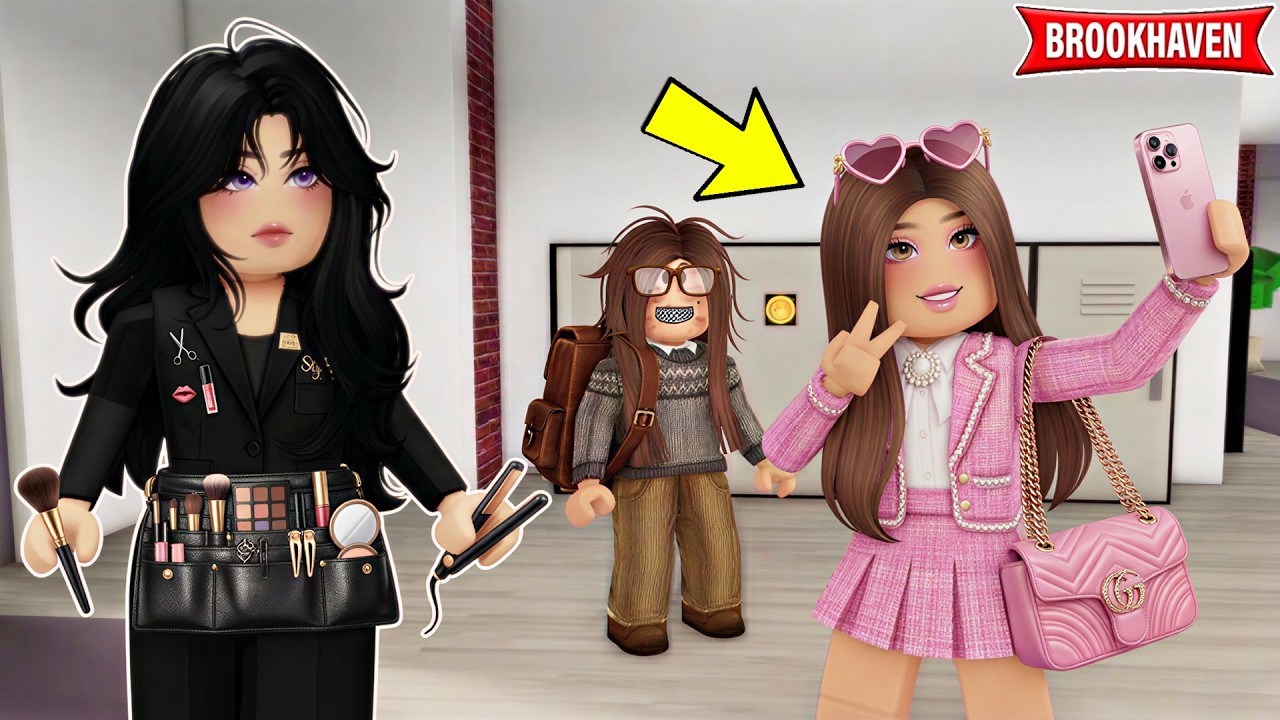 JE RENDS POPULAIRE L'INTELLO DE L'ÉCOLE SUR BROOKHAVEN ROBLOX !