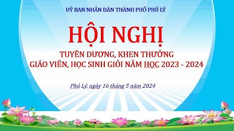 Trực tiếp Tuyên dương khen thưởng giáo viên, học sinh giỏi năm học 2023 - 2024