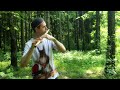 Импровизация на флейте бансури в лесу