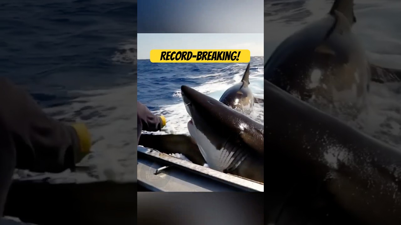 Record Breaking Great White Shark Caught—Must See Footage!