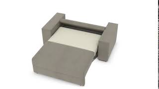 Compact Sofa Bed - Open and Close