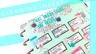 Clean With Me! | Cleaning Insert | Happy Planner