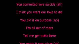 Vignette de la vidéo "Tinie Tempah  ft. Ester Dean - Love Suicide Lyrics"