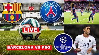 Barcelona vs PSG 1-2 Live Champions League Football UCL Match Score Commentary Highlights Direct