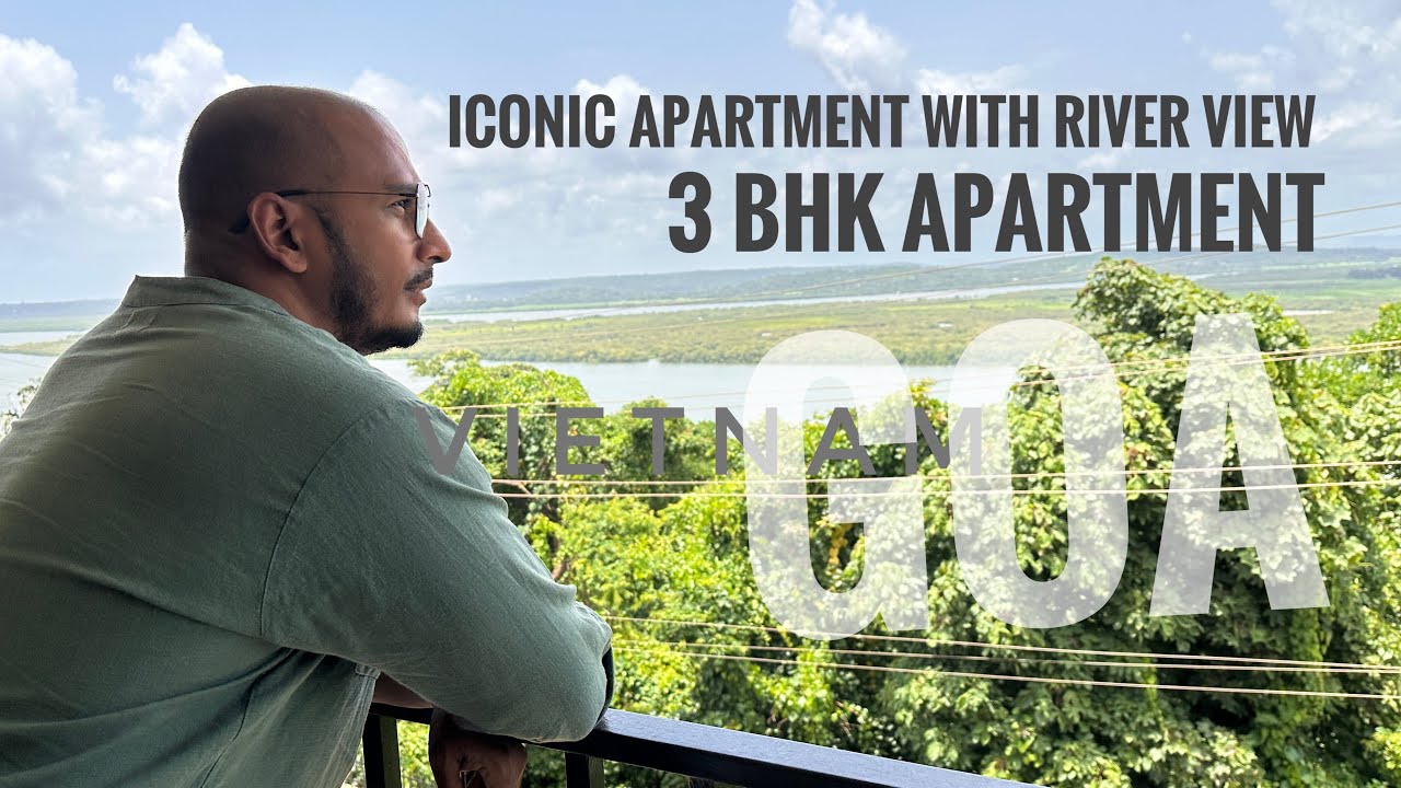 Waterfront apartment in Goa. 2500 sq ft. 3 Bedrooms, Iconic water views. 2.80 Crores